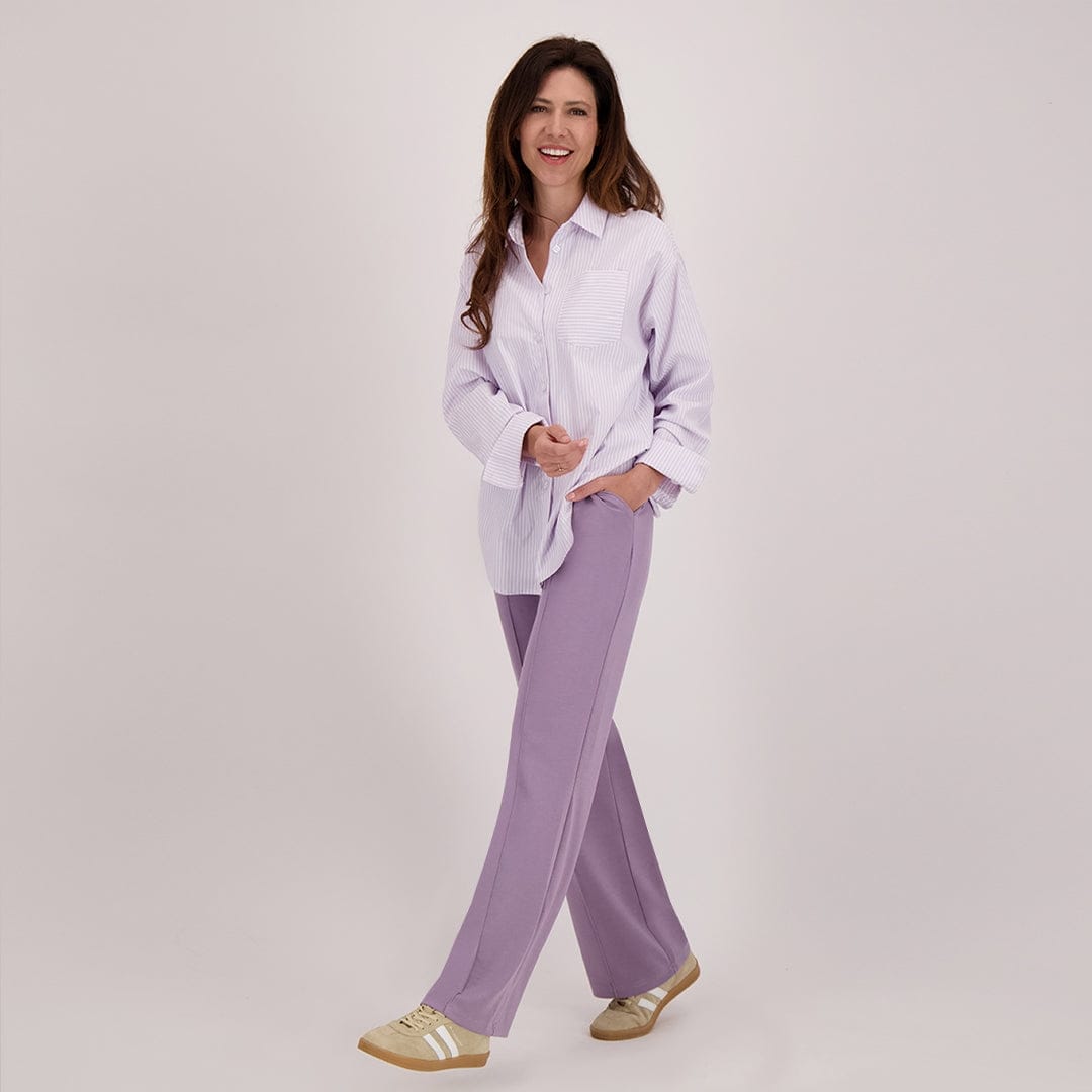 Je m'appelle Broeken Mauve / XS / Regular Pant Straight Doortje | Mauve