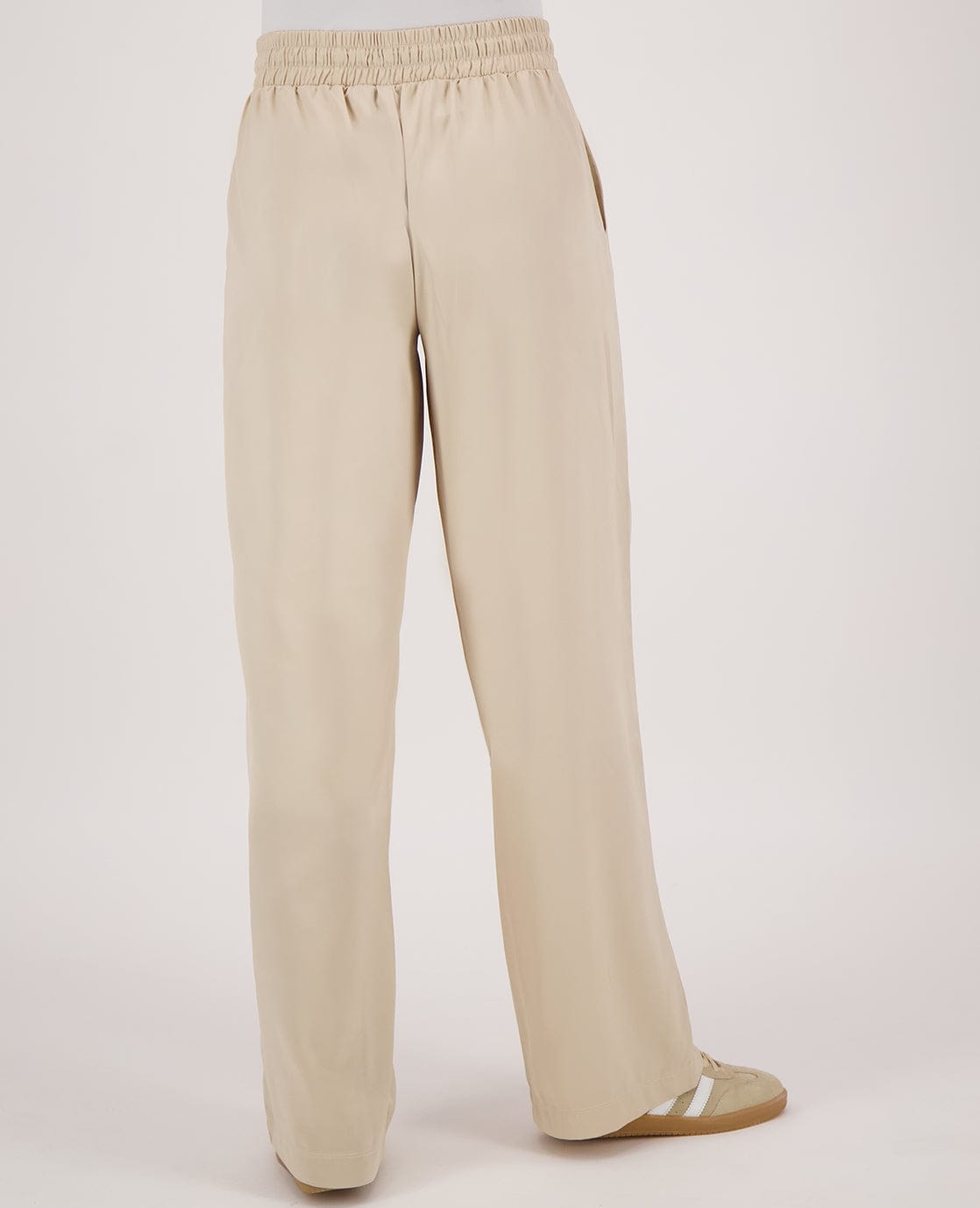 Je m'appelle Broeken Pant Straight Satin | Beige