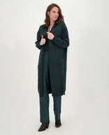 Je m'appelle Broeken Pant Straight Satin | Peacock Green