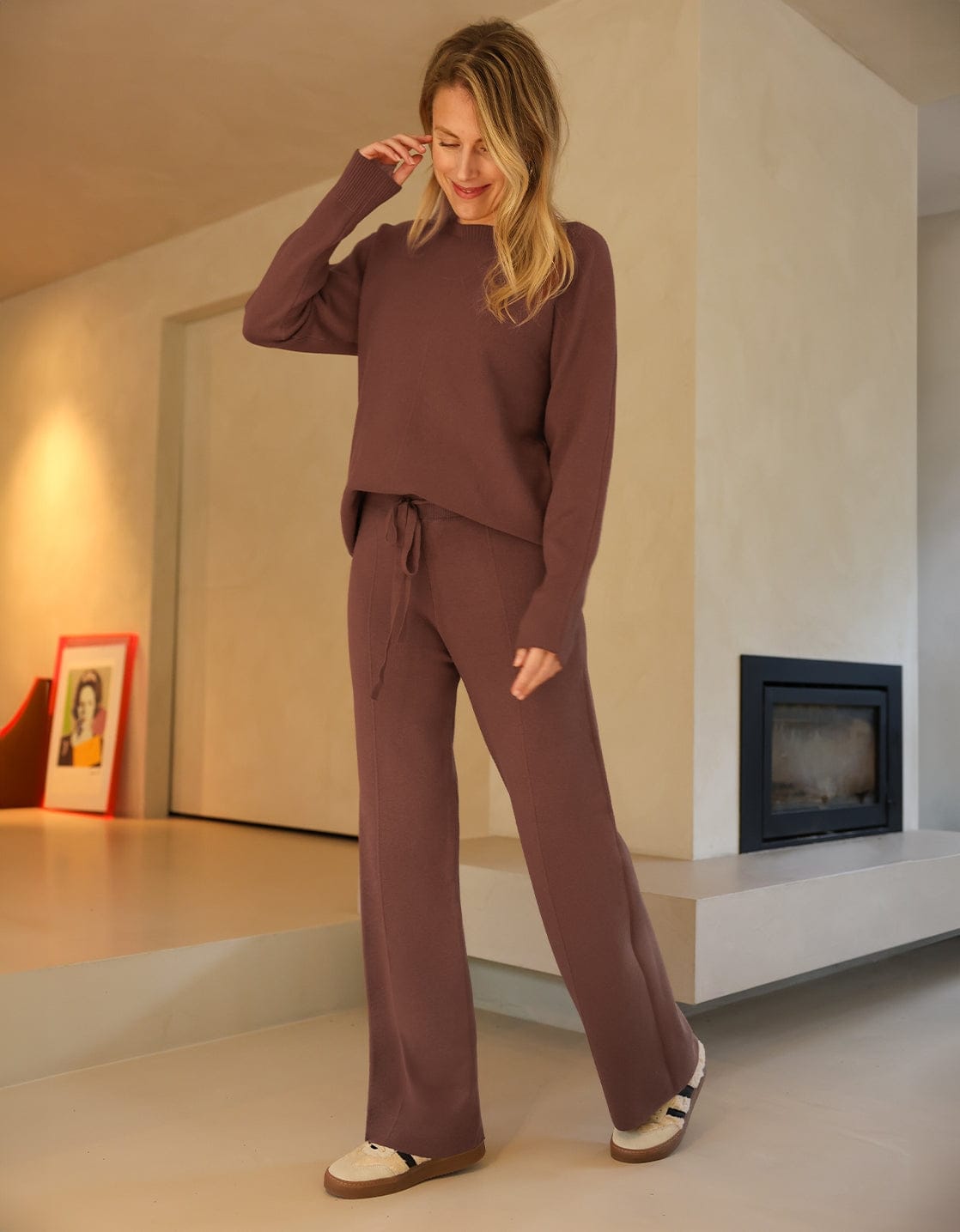 Je m'appelle Broeken Hazelnut Brown / S / Regular Pant Straight Seam | Hazelnut Brown