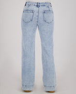 Je m'appelle Broeken Pant Straight Stretch Denim | Light Blue Denim