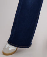 Je m'appelle Broeken Pant Straight Superstretch Denim | Dark Blue Denim