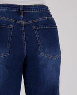 Je m'appelle Broeken Pant Straight Superstretch Denim | Dark Blue Denim