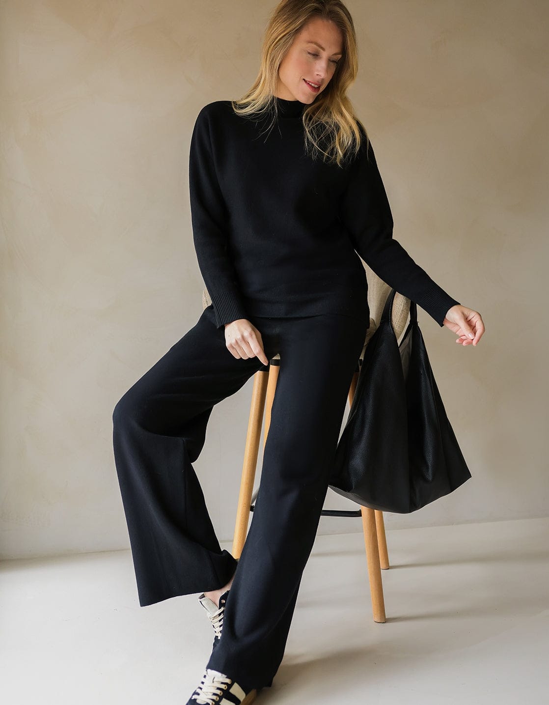 Je m'appelle Broeken Zwart / S / Regular Pant Straight | Zwart