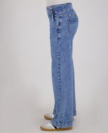 Je m'appelle Broeken Pant Stretch Denim | Medium Denim Blue