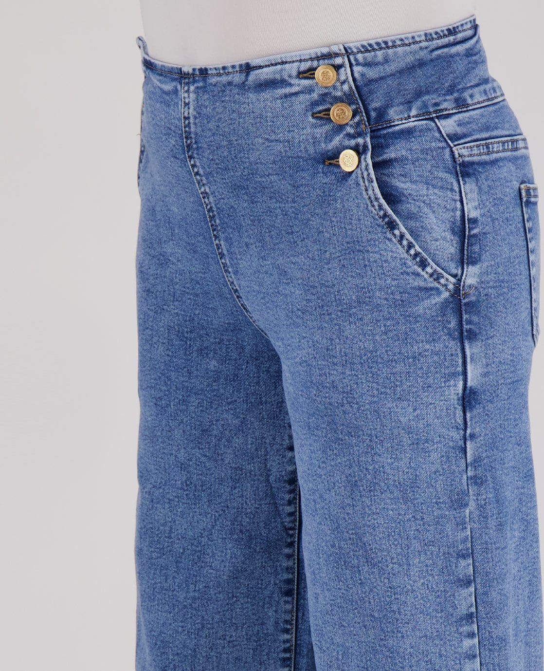 Je m'appelle Broeken Pant Stretch Denim | Medium Denim Blue