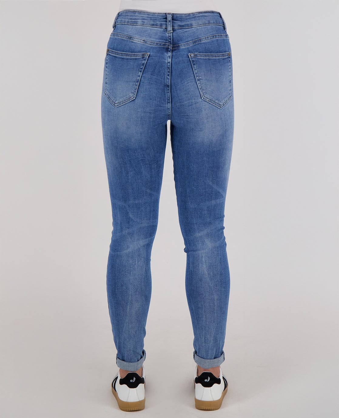 Je m'appelle Broeken Pant Stretch Denim | Medium Denim Blue