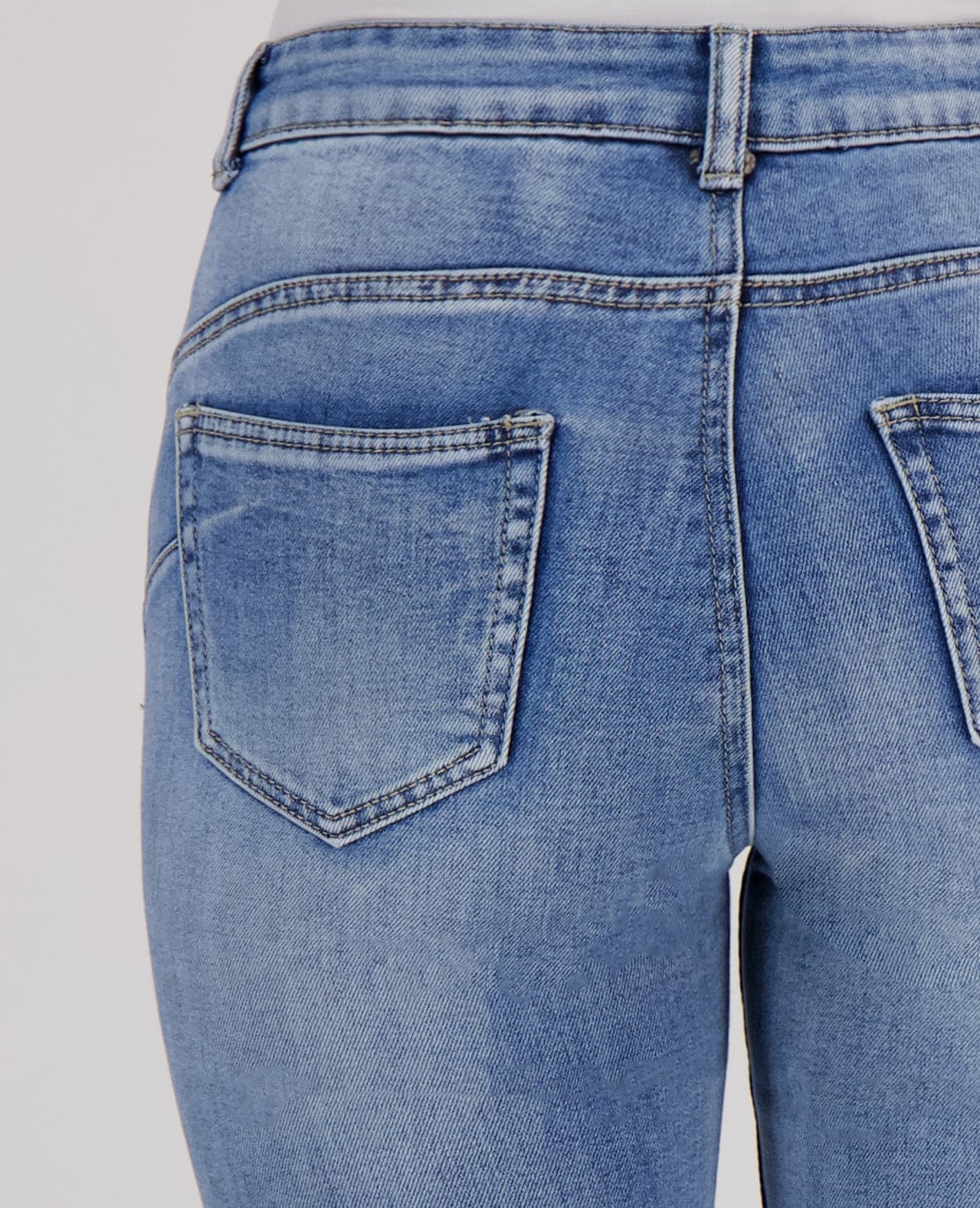 Je m'appelle Broeken Pant Stretch Denim | Medium Denim Blue