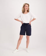 Je m'appelle Broeken Short Travel | Donkerblauw