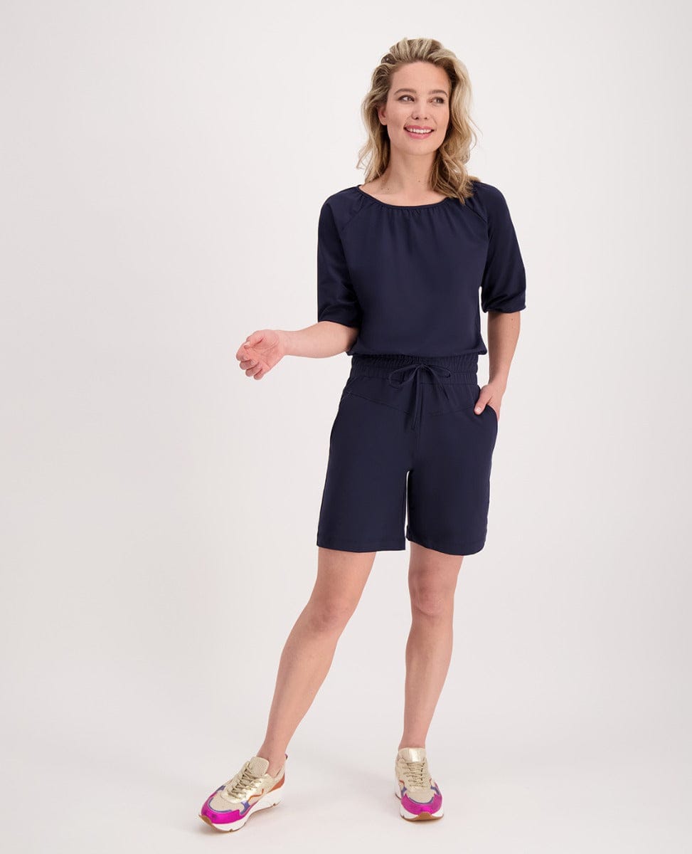 Je m'appelle Broeken Short Travel | Donkerblauw