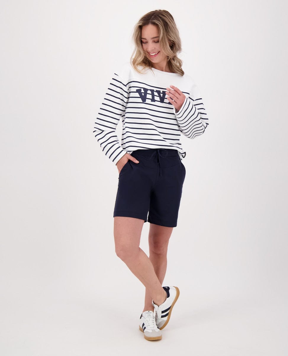 Je m'appelle Broeken Short Travel | Donkerblauw