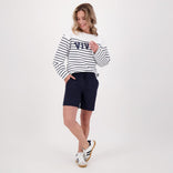 Je m'appelle Broeken Short Travel | Donkerblauw