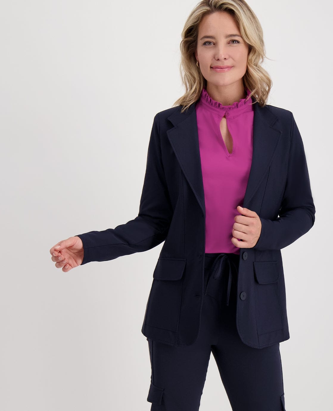 Je m'appelle Jassen Blazer Charmante Travel | Donkerblauw