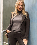 Je m'appelle Jassen Blazer Easy | Dark Taupe