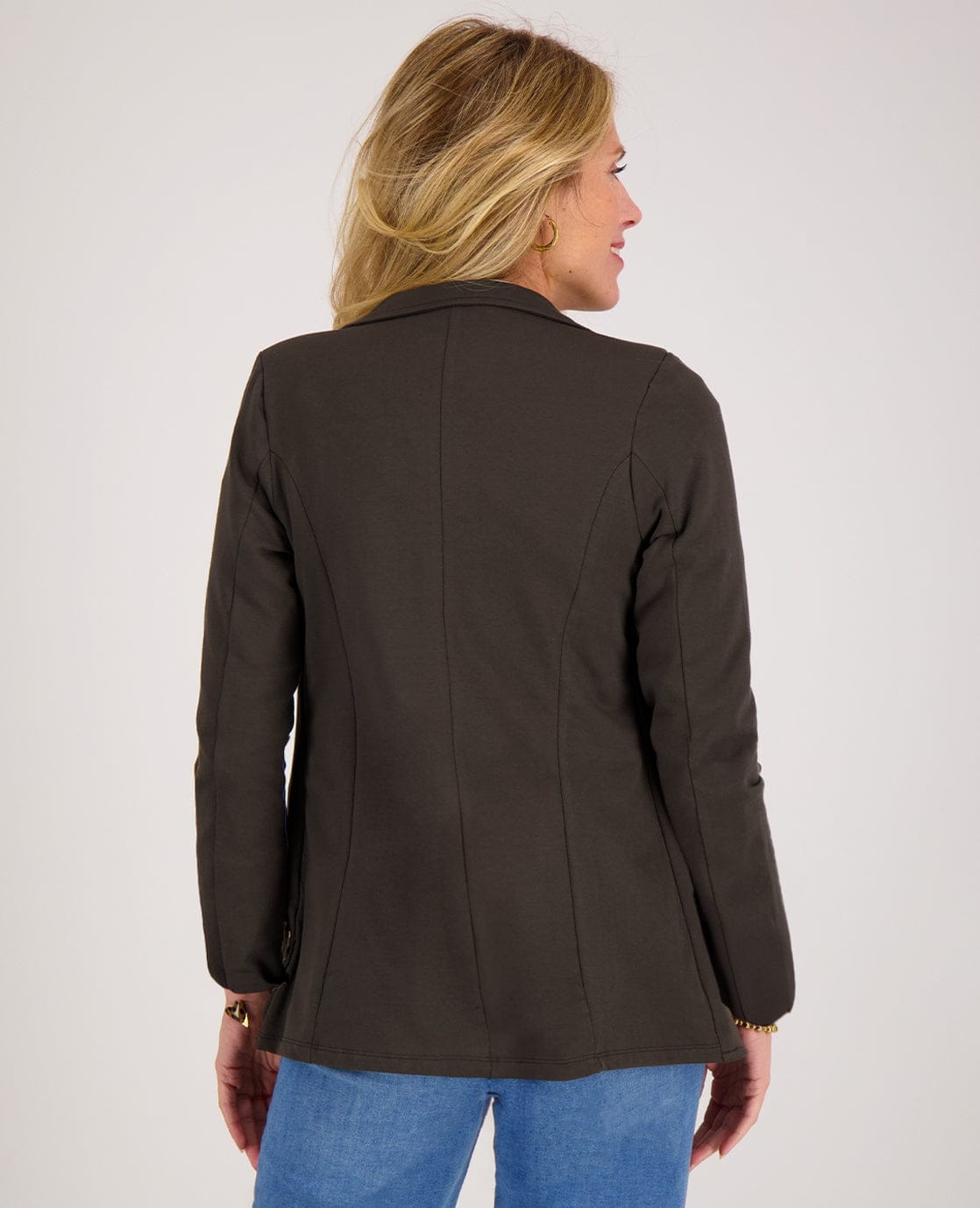 Je m'appelle Jassen Blazer Easy | Dark Taupe