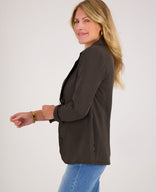 Je m'appelle Jassen Blazer Easy | Dark Taupe