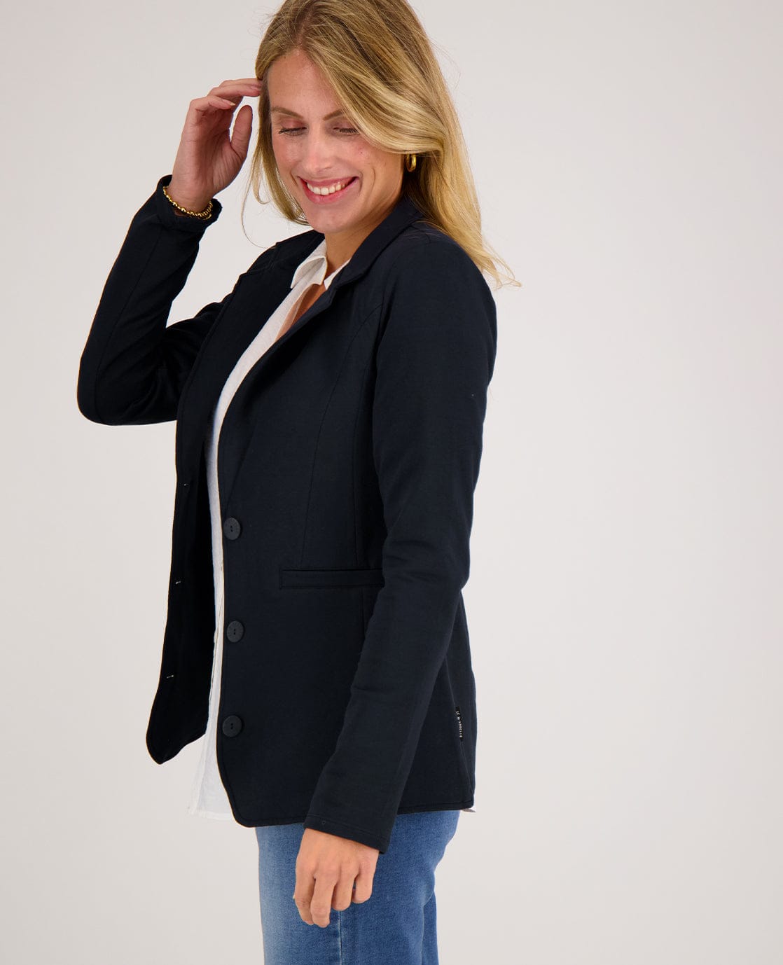 Je m'appelle Jassen Blazer Easy | Indigo Blue