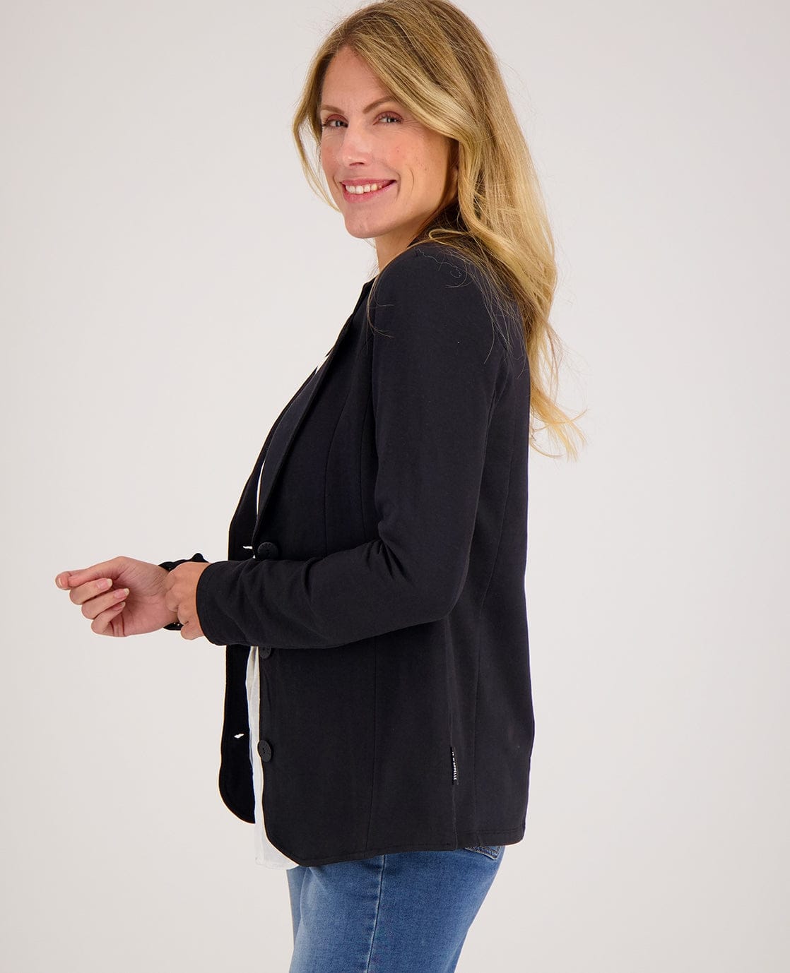 Je m'appelle Jassen Blazer Easy | Zwart