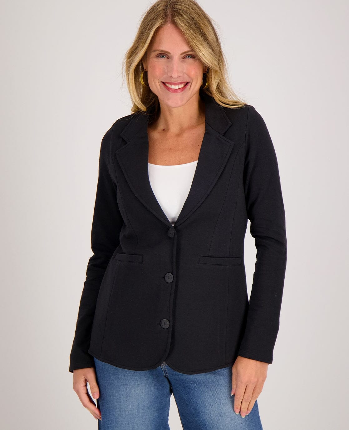 Je m'appelle Jassen Blazer Easy | Zwart