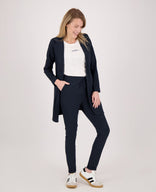 Je m'appelle Jassen Blazer Longue Travel | Donkerblauw