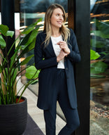 Je m'appelle Jassen Blazer Longue Travel | Donkerblauw
