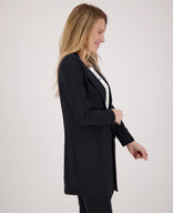 Je m'appelle Jassen Blazer Longue Travel | Zwart
