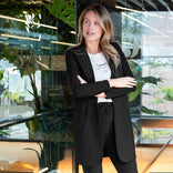 Je m'appelle Jassen Zwart / XS Blazer Longue Travel | Zwart