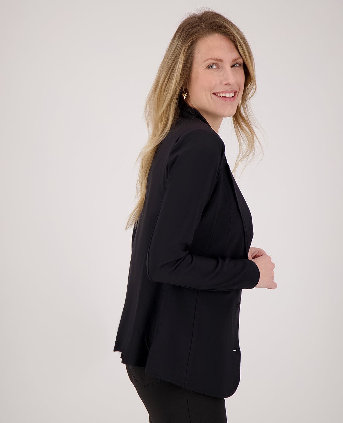 Je m'appelle Jassen Blazer Perfecte Travel | Zwart