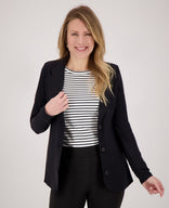 Je m'appelle Jassen Blazer Perfecte Travel | Zwart