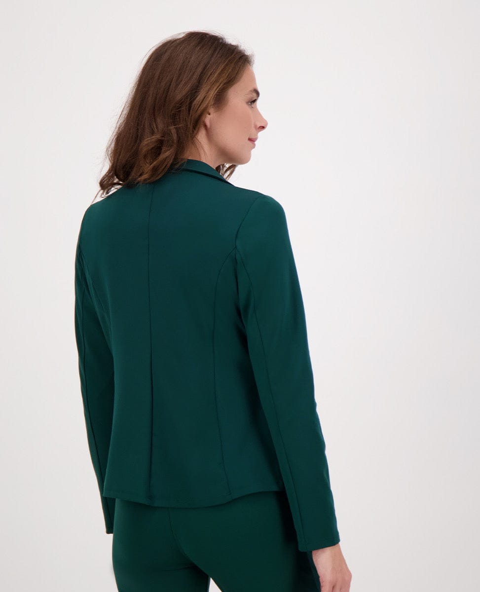 Je m'appelle Jassen Blazer Regular Travel Brushed | Winter Green
