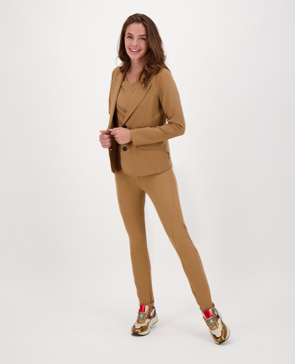 Je m'appelle Jassen Blazer Regular Travel | Caramel Brown
