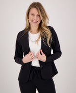Je m'appelle Jassen Blazer Regular Travel | Zwart