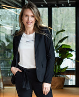 Je m'appelle Jassen Blazer Regular Travel | Zwart