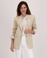 Je m'appelle Jassen Sahara / XS Blazer Straight Pinstripe | Sahara