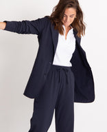Je m'appelle Jassen Blazer Straight Travel | Donkerblauw