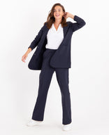 Je m'appelle Jassen Blazer Straight Travel | Donkerblauw