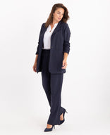 Je m'appelle Jassen Blazer Straight Travel | Donkerblauw