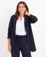 Je m'appelle Jassen Blazer Straight Travel | Donkerblauw