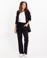 Je m'appelle Jassen Blazer Straight Travel | Zwart