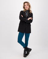 Je m'appelle Jassen Blazer Travel Brushed | Zwart