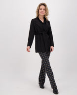 Je m'appelle Jassen Blazer Travel Brushed | Zwart