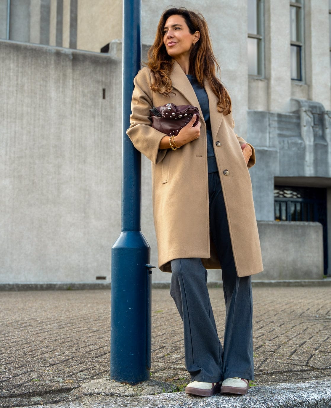 Je m'appelle Jassen Camel / XS Coat Abby | Camel