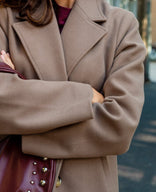 Je m'appelle Jassen Coat Abby | Taupe