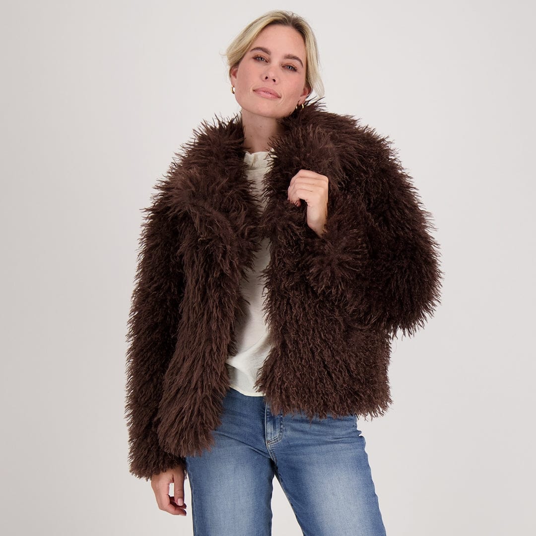 Je m'appelle Jassen Coat Belle Doux | Coffee