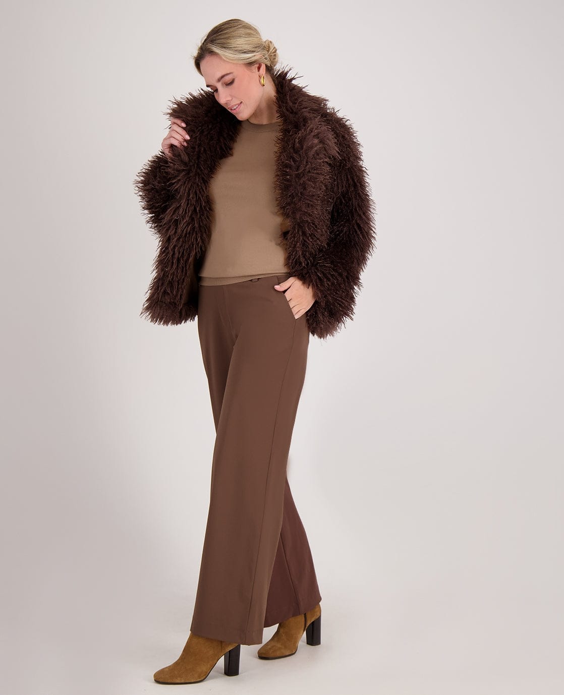 Je m'appelle Jassen Coat Belle Doux | Coffee