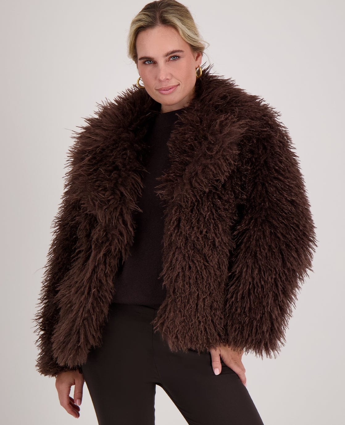 Je m'appelle Jassen Coat Belle Doux | Coffee