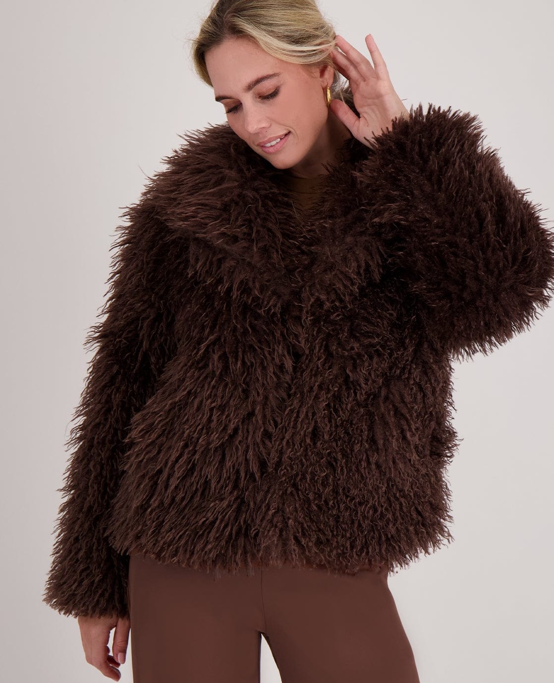 Je m'appelle Jassen Coat Belle Doux | Coffee