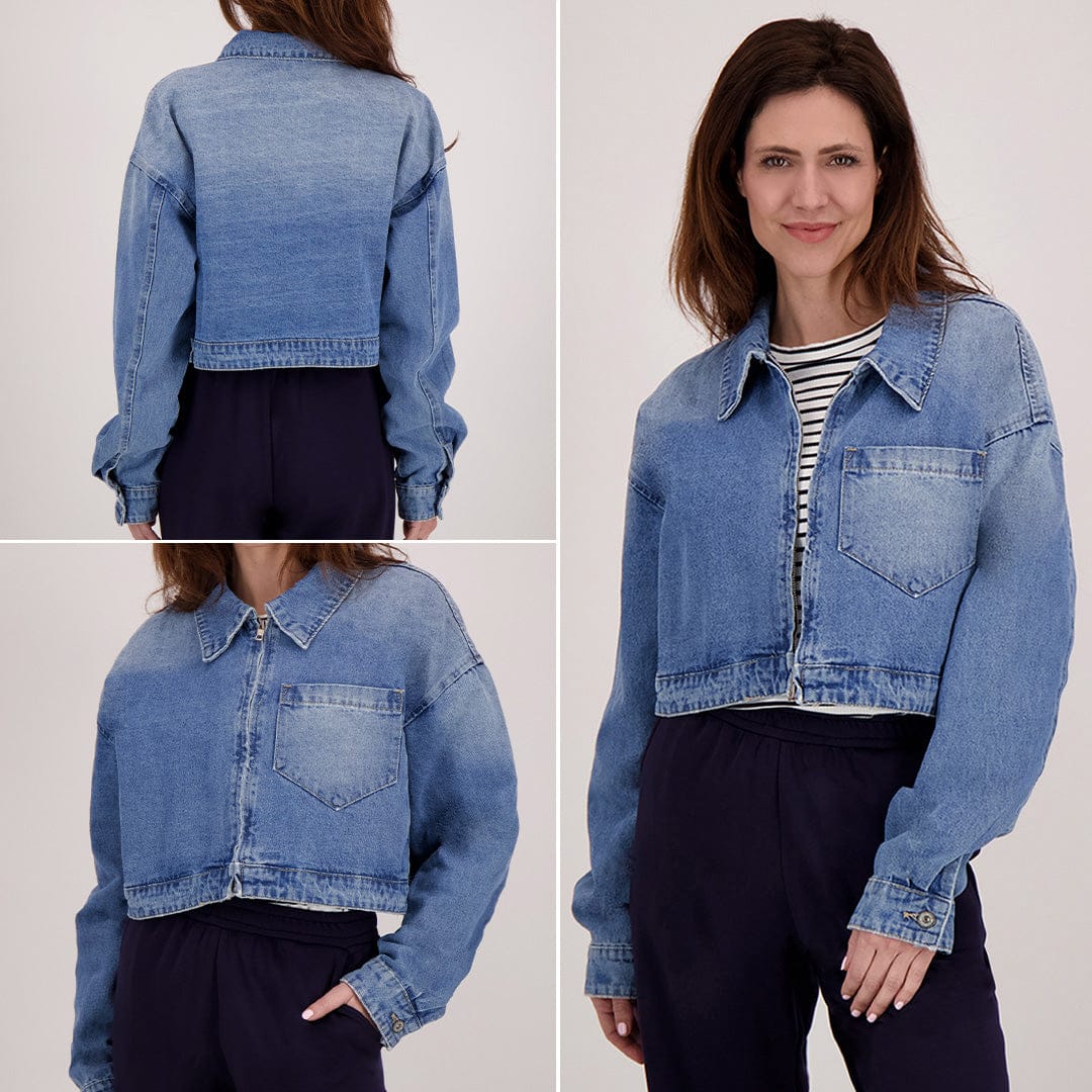 Je m'appelle Jassen Jacket Denim | Medium Denim Blue