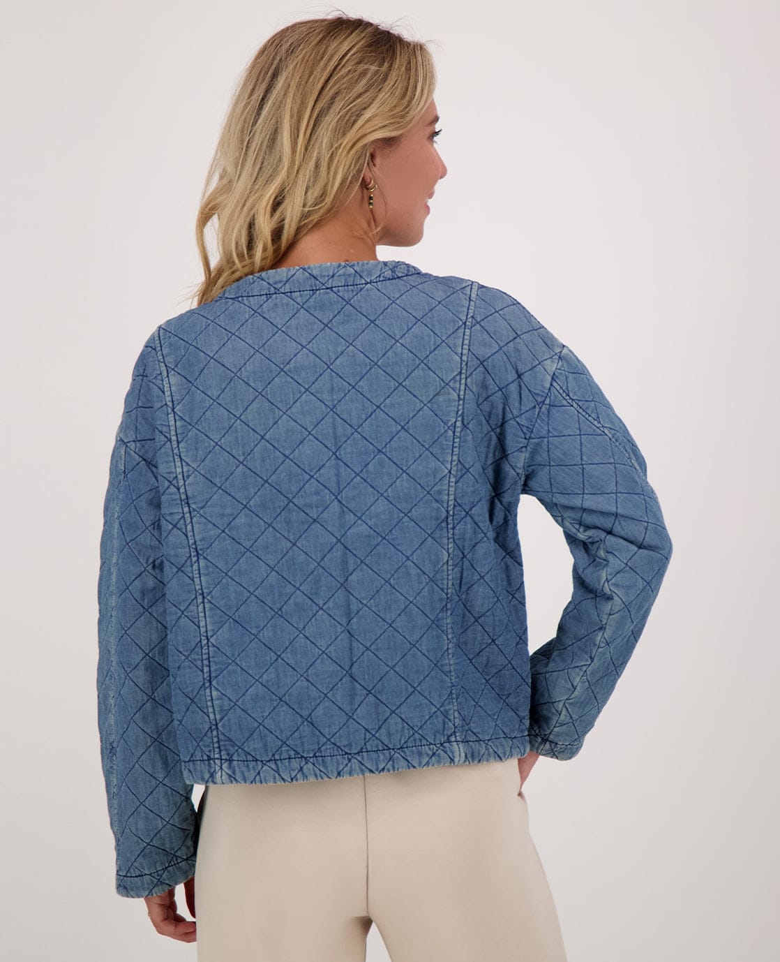 Je m'appelle Jassen Jacket Quilted | Denim