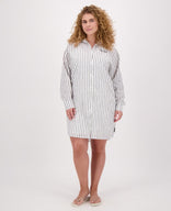 Je m'appelle Jurken Zwart/Wit / 44 Blousedress Alice | Zwart/Wit